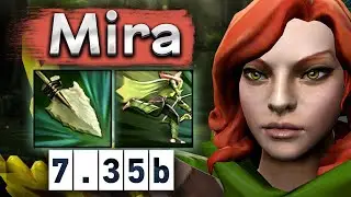 Мира на саппорт ВРке! - Mira Windranger 7.35 DOTA 2