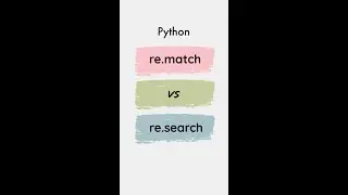 Python re.match vs re.search #shorts #python #pythonforbeginners