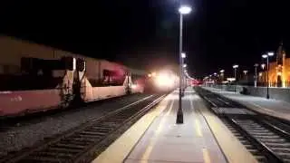 1080p HD- Random Trains in Glendale, CA at 3am...