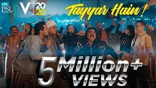 Tayyar Hain | Official Anthem | HBL Pakistan Super League 2020 | MA1