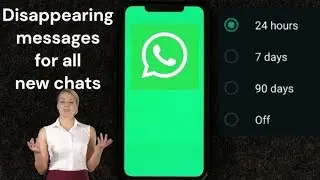 WHATSAPP CHAT AUTOMATICALLYDELETE AFTER 24 HOURS |HOW TO USE DISAPPEARING MESSAGE IN WHATSAPP