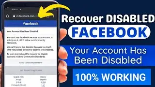 Facebook disabled account recovery | How to recover disabled facebook account