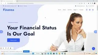 Bootstrap 5 Free Financial Services Website Template