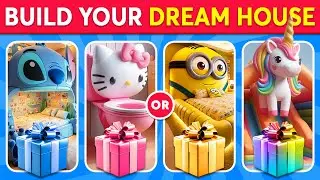 Choose Your Gift...! Build Your Dream House 🤑🏡🌈 Quiz Shiba