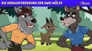 Die Herausforderung der zwei Wölfe 🐺🍎🐐 | Märchen für Kinder