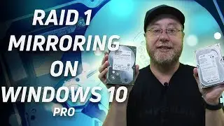 Set up RAID 1 Mirroring on Window 10 Pro