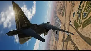 Hunting in the Harrier in Tempest - DCS