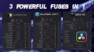 SuperRetro Effect Plugins for Davinci Resolve | 3 in 1 Bundle