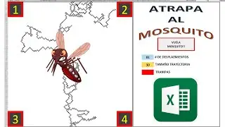 🆗 Simulación en EXCEL | Variables Aleatorias | Atrapa al Mosquito| Ciclo For Next | Do Loop | Timer🔴