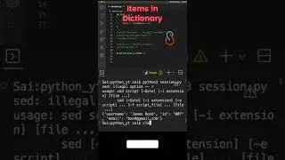 Dictionary methods | how to get items in dictionary 