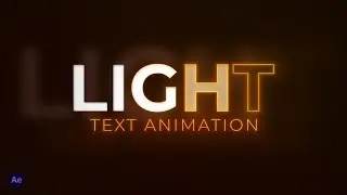 Create a glowing text animation in After Effects