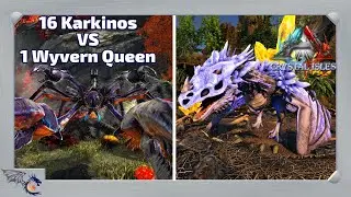 Karkinos VS The Beta Queen Crystal Wyvern [Crystal Isles] ARK: Survival Evolved #40