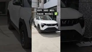 XUV 3XO MX1 base model ✅ ₹7.49 lakh #shorts #xuv3xo #mahindra