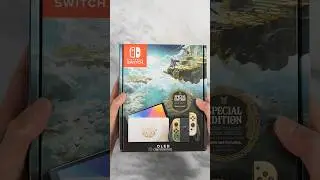 Unboxing Zelda Tears of the Kingdom Nintendo Switch! 🔥