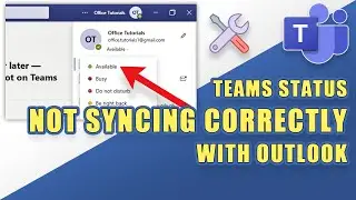 FIX:  TEAMS Status Not Syncing Correctly With Outlook