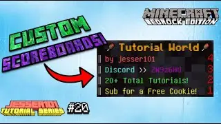 How to make Customisable Scoreboards in Minecraft (Bedrock Edition) 1.16+ - Tutorial Series #020