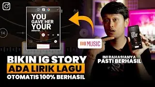 Cara Bikin Story IG Musik | Membuat Instagram Story ada Lirik Lagu Otomatis Terbaru 2021