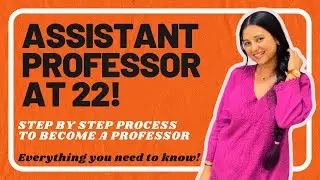 Step by Step process to become Assistant Professor in India | Eligibility | Age | UGC NET exam