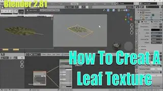 How to Creat a Leaf Texture In blender 2.8x