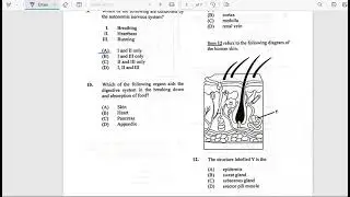 Physical Education 2022 CXC Past Paper (Multiple Choice) Part 1