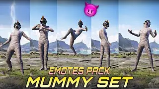 Pubg mummy set 🥵- Emotes pack pubg -Pubg mummy set emote -Pubg attitude emotes -Killing machine set