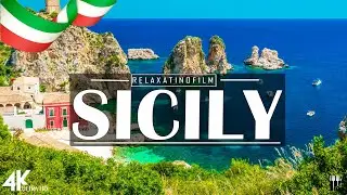 Beautiful Sicily 4K • Relaxing Italian Music, Instrumental Romantic • Video 4K UltraHD