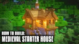 Minecraft: How to Build a Medieval Starter House - Medieval House Tutorial