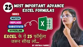 25 Most Important Advance Excel Formulas | Advance Excel Tips & Tricks | Computer Tech Academy