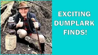 So many old dump finds at the bottle digger holes! Mudlarking tiplarking adventure!