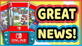 GREAT Nintendo Switch News Appears! | 3 GBA Super Mario Games For nso