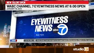 WABC Channel 7 Eyewitness News at 6:00 Open, 1/16/2024 (New Talent Open)