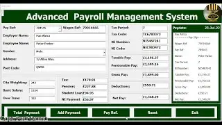 How to Create Advanced Payroll Management Systems in Excel using VBA - Part 1 of 3