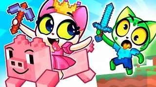 🧟 Zombie VS Princess 👑 Minecraft Song 😸 Kids Songs & Nursery Rhymes 🎵