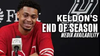 Keldon Jonsons End of Season Media Availability | 23-24 San Antonio Spurs