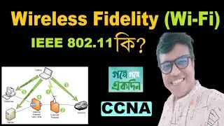 What is Wi Fi,  How Wifi Works , IEEE 802 11 Standard, CCNA TUTORIAL IN BANGLA