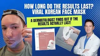 Derm finds out: How long do the results LAST from the VIRAL Korean mask? #collagenmask #derm