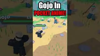 WHAT GOJO LOOKS LIKE IN POCKET ANIME...