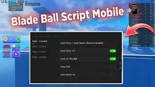 Blade Ball script mobile auto parry auto spam v2 | #bladeballscript | blade ball auto parry mobile