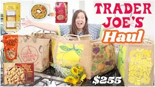 HUGE Fall Trader Joe's Haul! $255 for Family of 3 | September 2024