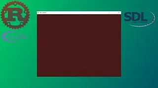 Rust OpenGL - An SDL2 window