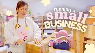 STUDIO VLOG ✿ How I run my small business & get inspired as a small art business