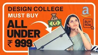 EXTREMELY Useful Things to buy before your 1st Day of DESIGN College | Real Designer Tips