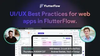 UI/UX Best Practices for Flutter web apps in FlutterFlow.