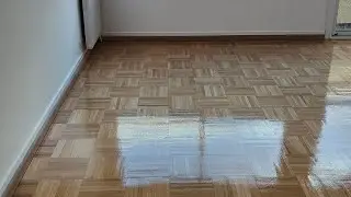 rénovation d'un parquet mosaïque type noël