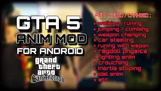 New gta v animation mod for gta sa | android | gta san andreas | krozag gaming