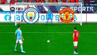 FIFA 23 ! MAN CITY VS MAN UTD ! PENALTY SHOOTOUT ! PC NEXT GEN! 4K