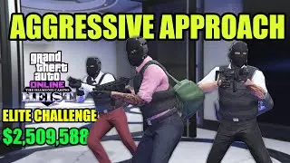 GTA Online Casino Heist- Main Door Aggressive Approach Hard Mode Elite $2,509,588