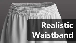 How to make Elastic Waistband in Clo3D and Marvelous Designer