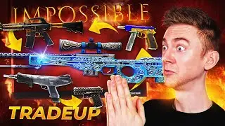 IMPOSSIBLE Trade UP Challenge! (AWP Gungnir)