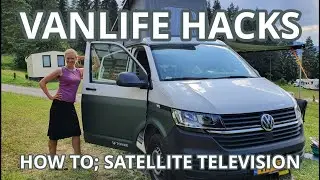 VANLIFE HACK; SATELLITE TV in a CONVERTED VW TRANSPORTER